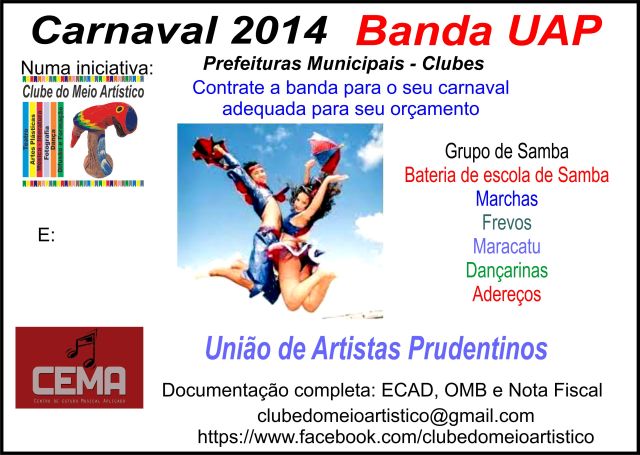 Carnaval 2014 - banda UAP